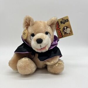 Russ Luv Pets Halloween Vampire You're Delicious Cape Plush Vintage 1979 Stuffed